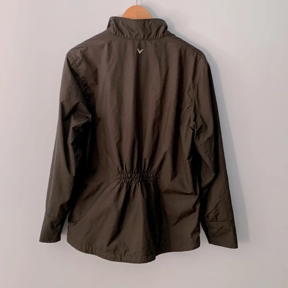 Callaway ladies full zip black windbreaker jacket size large - Picture 4 of 8
